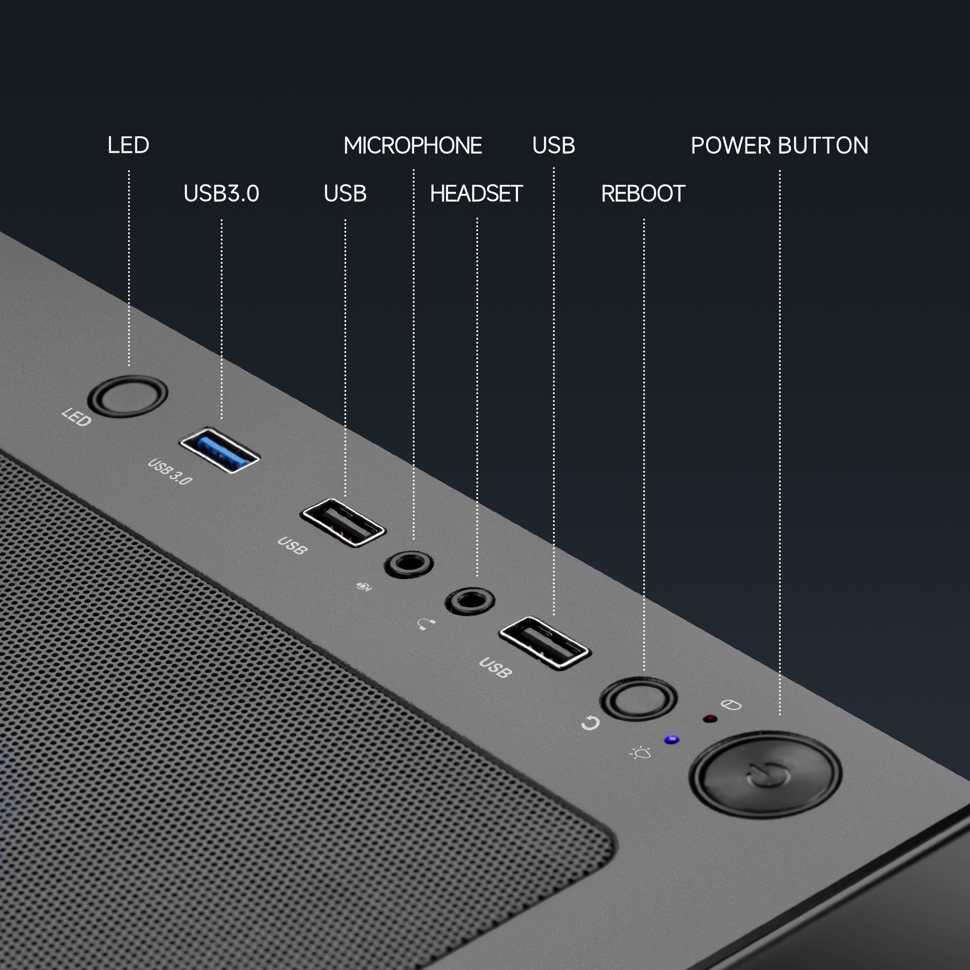 Ningmei Lumishore Gaming PC - Image 5